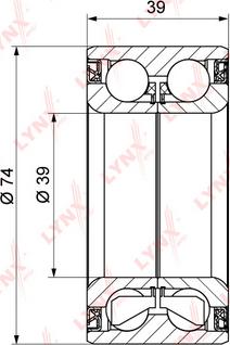 LYNXauto WB-1246 - Kit de roulements de roue cwaw.fr