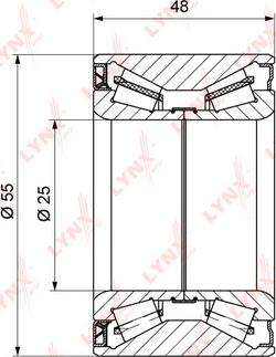 LYNXauto WB-1215 - Kit de roulements de roue cwaw.fr