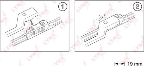 LYNXauto XF6550P - Balai d'essuie-glace cwaw.fr