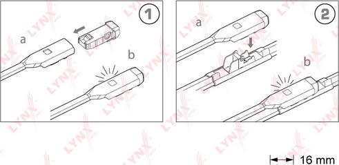 LYNXauto XF6048B - Balai d'essuie-glace cwaw.fr