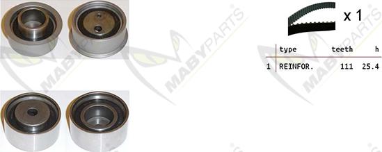 Mabyparts OBK010446 - Kit de distribution cwaw.fr