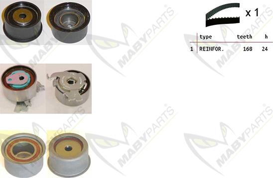 Mabyparts OBK010441 - Kit de distribution cwaw.fr