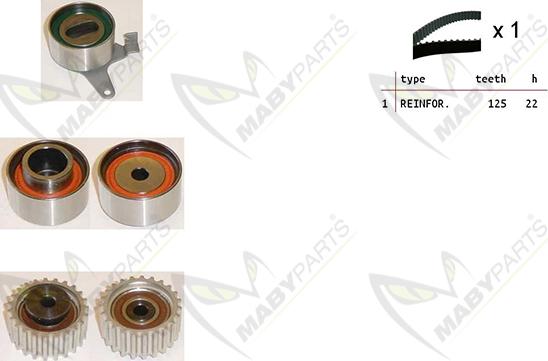 Mabyparts OBK010456 - Kit de distribution cwaw.fr