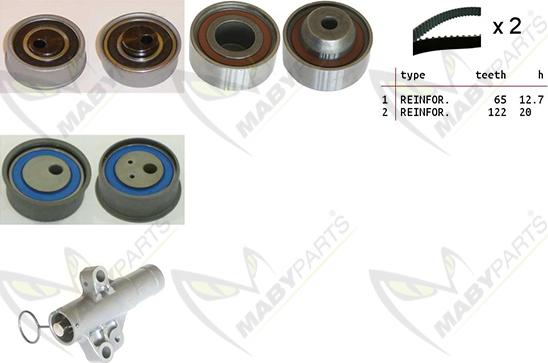 Mabyparts OBK010458 - Kit de distribution cwaw.fr