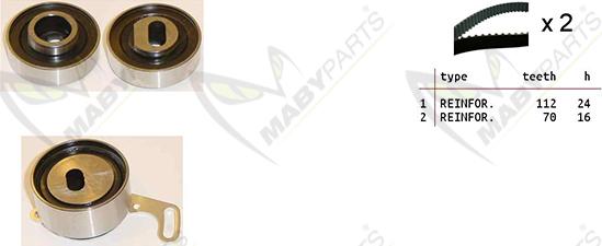 Mabyparts OBK010464 - Kit de distribution cwaw.fr