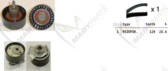 Mabyparts OBK010468 - Kit de distribution cwaw.fr