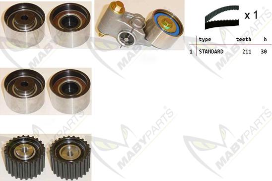 Mabyparts OBK010404 - Kit de distribution cwaw.fr