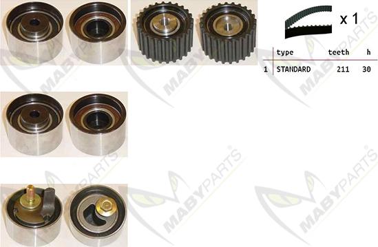 Mabyparts OBK010403 - Kit de distribution cwaw.fr