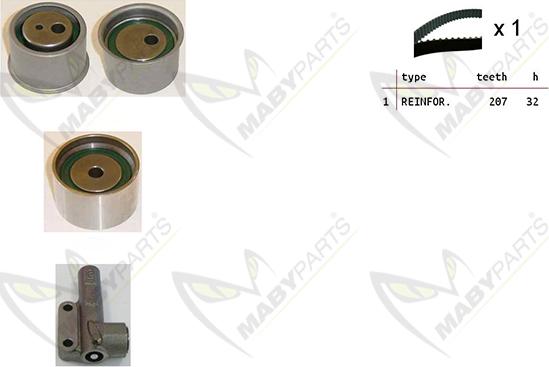 Mabyparts OBK010484 - Kit de distribution cwaw.fr