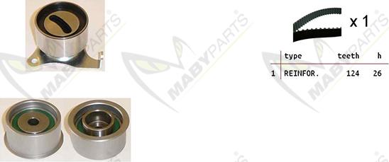 Mabyparts OBK010485 - Kit de distribution cwaw.fr