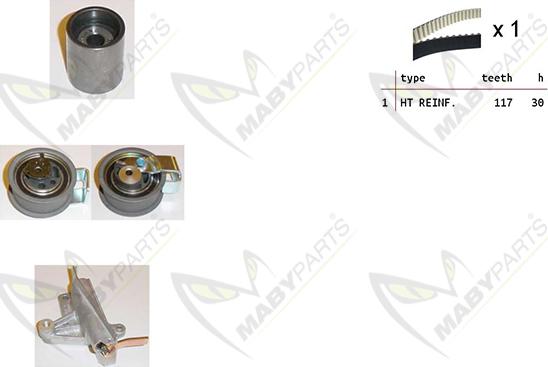 Mabyparts OBK010429 - Kit de distribution cwaw.fr