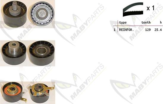 Mabyparts OBK010420 - Kit de distribution cwaw.fr