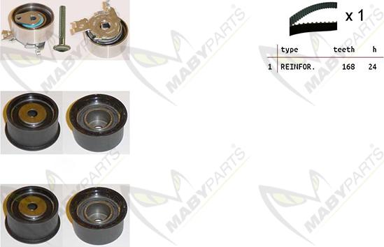 Mabyparts OBK010423 - Kit de distribution cwaw.fr