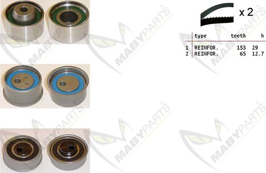 Mabyparts OBK010476 - Kit de distribution cwaw.fr