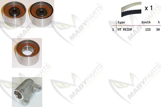 Mabyparts OBK010471 - Kit de distribution cwaw.fr