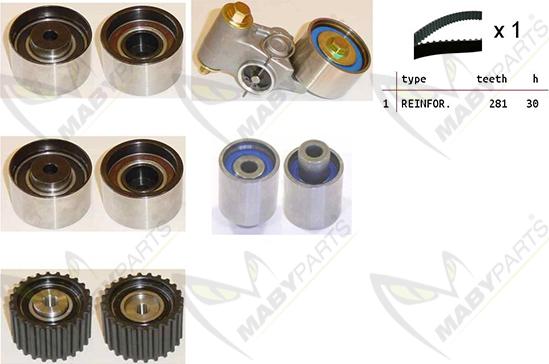 Mabyparts OBK010505 - Kit de distribution cwaw.fr