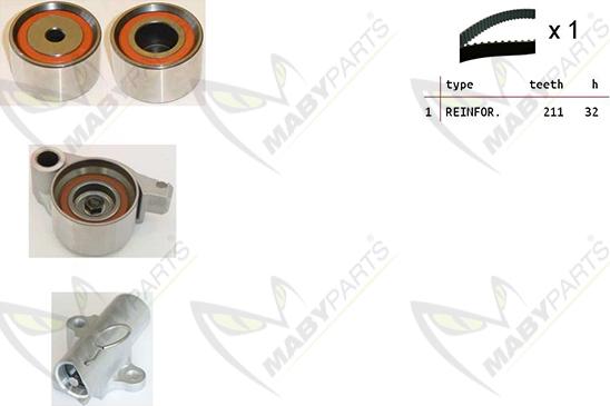 Mabyparts OBK010502 - Kit de distribution cwaw.fr