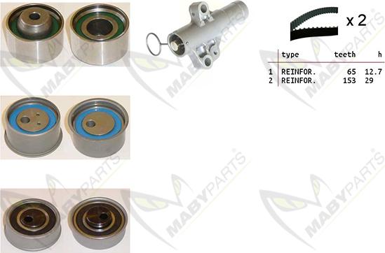 Mabyparts OBK010519 - Kit de distribution cwaw.fr