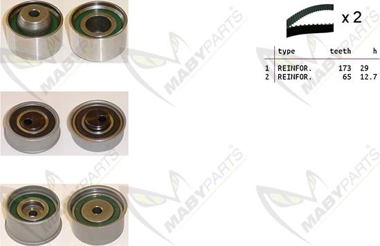 Mabyparts OBK010515 - Kit de distribution cwaw.fr