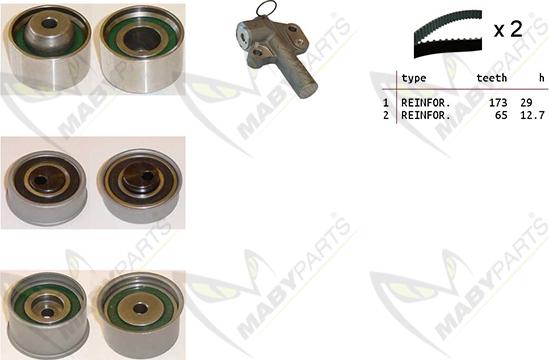 Mabyparts OBK010518 - Kit de distribution cwaw.fr