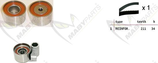 Mabyparts OBK010528 - Kit de distribution cwaw.fr