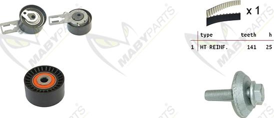 Mabyparts OBK010041 - Kit de distribution cwaw.fr