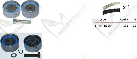 Mabyparts OBK010069 - Kit de distribution cwaw.fr