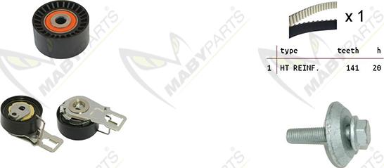 Mabyparts OBK010060 - Kit de distribution cwaw.fr