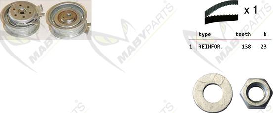 Mabyparts OBK010084 - Kit de distribution cwaw.fr