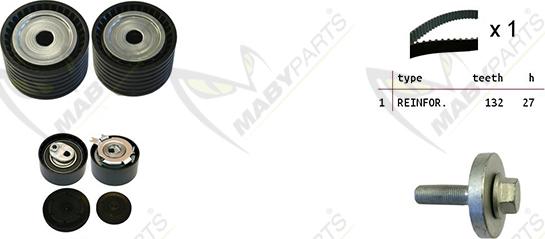 Mabyparts OBK010086 - Kit de distribution cwaw.fr