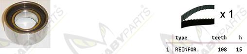 Mabyparts OBK010076 - Kit de distribution cwaw.fr