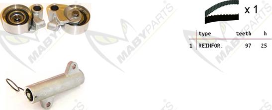 Mabyparts OBK010198 - Kit de distribution cwaw.fr