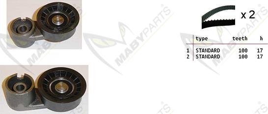 Mabyparts OBK010151 - Kit de distribution cwaw.fr