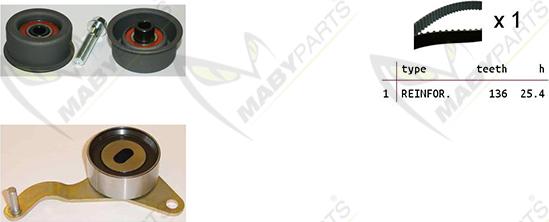 Mabyparts OBK010169 - Kit de distribution cwaw.fr