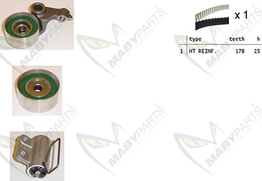 Mabyparts OBK010160 - Kit de distribution cwaw.fr