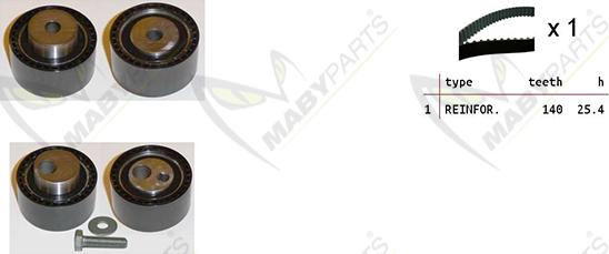 Mabyparts OBK010104 - Kit de distribution cwaw.fr