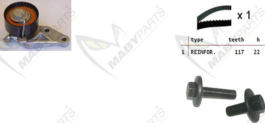 Mabyparts OBK010100 - Kit de distribution cwaw.fr