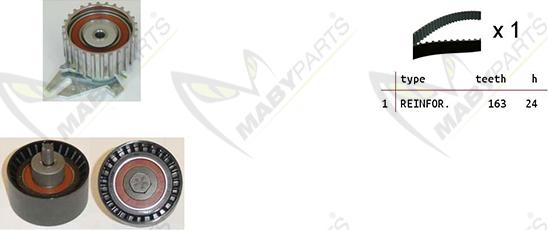 Mabyparts OBK010119 - Kit de distribution cwaw.fr