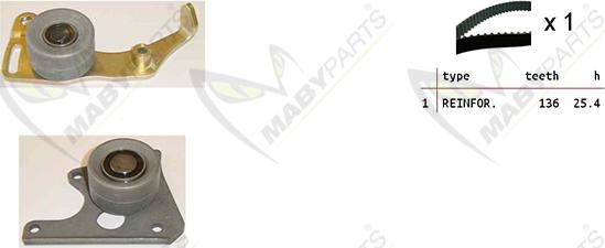 Mabyparts OBK010114 - Kit de distribution cwaw.fr