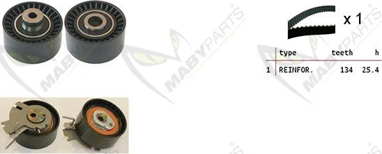 Mabyparts OBK010116 - Kit de distribution cwaw.fr