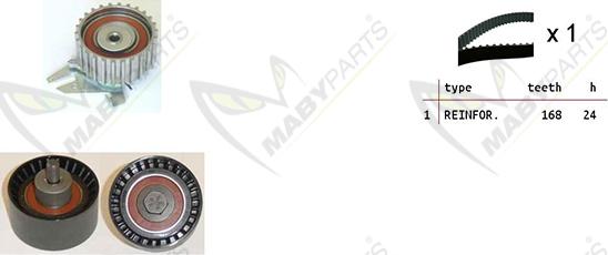 Mabyparts OBK010130 - Kit de distribution cwaw.fr