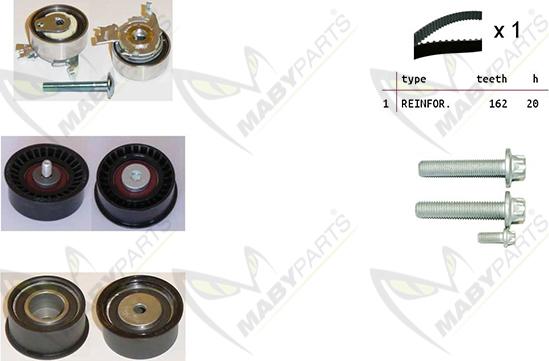 Mabyparts OBK010133 - Kit de distribution cwaw.fr