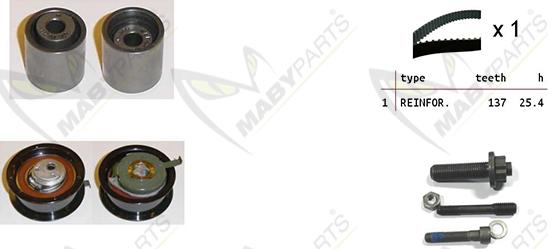 Mabyparts OBK010123 - Kit de distribution cwaw.fr