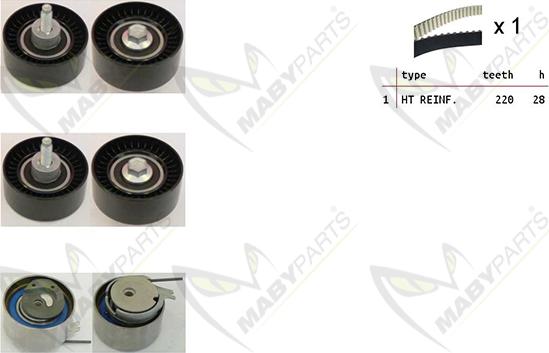 Mabyparts OBK010122 - Kit de distribution cwaw.fr