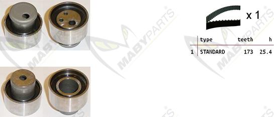 Mabyparts OBK010127 - Kit de distribution cwaw.fr