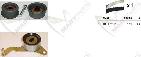 Mabyparts OBK010178 - Kit de distribution cwaw.fr