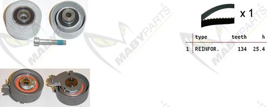 Mabyparts OBK010173 - Kit de distribution cwaw.fr