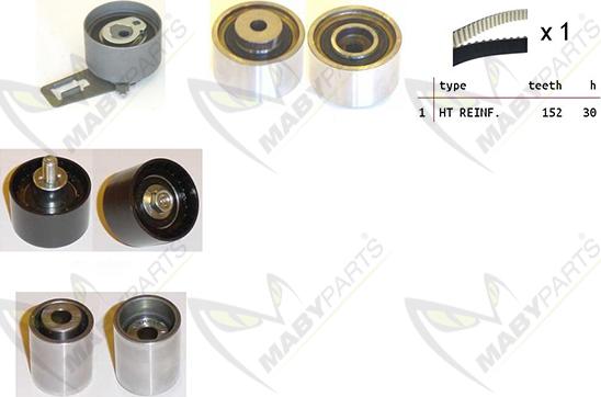 Mabyparts OBK010344 - Kit de distribution cwaw.fr