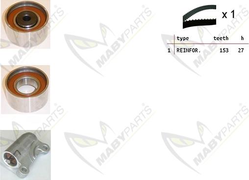 Mabyparts OBK010341 - Kit de distribution cwaw.fr