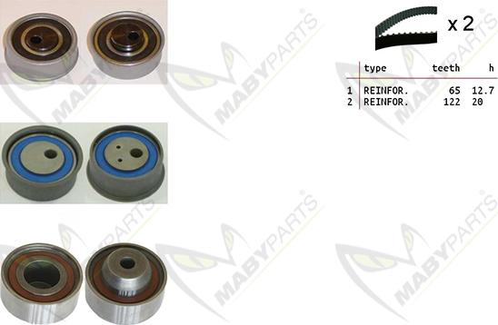 Mabyparts OBK010308 - Kit de distribution cwaw.fr